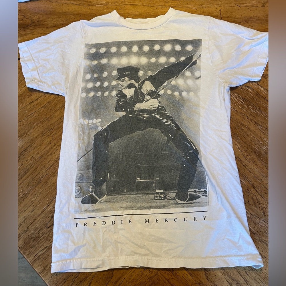 Freddie Mercury white T-shirt